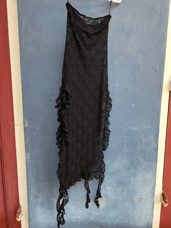 SHEIN Dresses & Skirts - Whimsigoth Witchy Soft Goth Dainty Dark Feminine Vampy Lace Tokyo style Witch